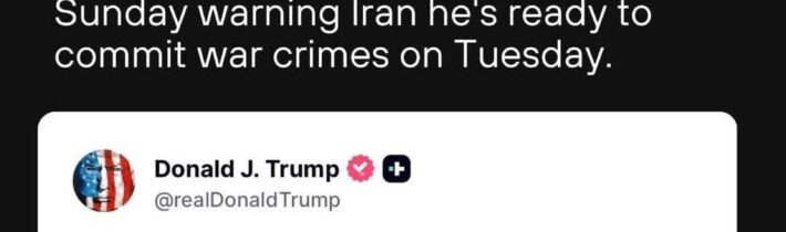 Donald sa rozvášnil / Fľuska post 2026-04-05 20:01:46