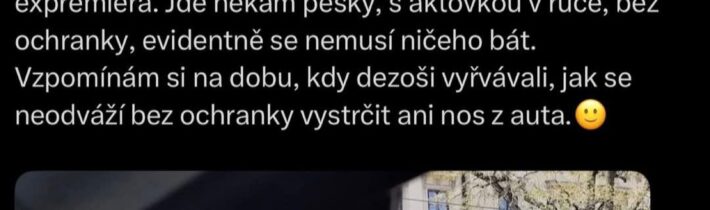 Fľuska výzvaAk budete v Brne, nebojte sa ho osloviť! Poteší sa. / Fľuska post 2026-04-11 11:58:20