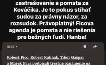 Juraj čize trestné oznámenia smiete dávať iba vy? Dobre to chápeme? / Fľuska post 2026-04-23 19:10:17