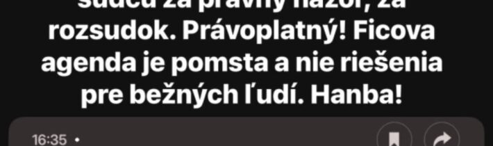 Juraj čize trestné oznámenia smiete dávať iba vy? Dobre to chápeme? / Fľuska post 2026-04-23 19:10:17