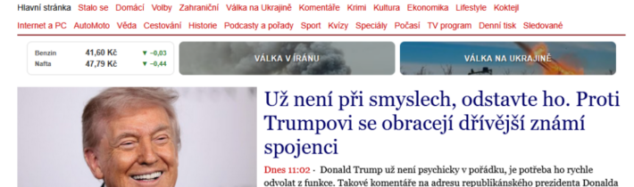 Jirkovou optikou (567. Trumpova energetická pozice) – Věk světla