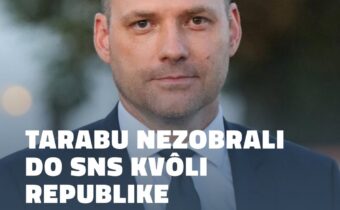 TARABU NEZOBRALI DO SNS KVÔLI REPUBLIKESom presvedčený, že Tomáša Tarabu nezob… „MAREK ŠOUN komentuje“2026-04-14 19:33:57