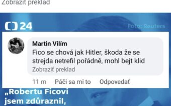 Toto sa objavilo pod príspevkom na ČT 24 Je toto normálne?! @Jajka Správy post 2026-04-22 09:06:26