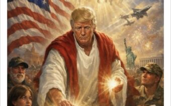 Trump podle psychologů a lékařů trpí frontotemporální demencí spojenou s bludy, psychopatií a velikášstvím, což prokázal sdílením AI snímku, kde představuje Ježíše Krista! Když se strhl skandál, že si přisvojuje roli Krista, obrázek ze sociální sítě smazal! Írán znovu uzavřel Hormuzský průliv a Trump už zase vyhrožuje!