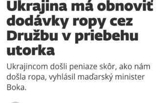 Ukrajina obnoví tranzit ropy z Ruska do Maďarska cez ropovod Družba 21. apríla… @Jajka Správy post 2026-04-21 10:14:45
