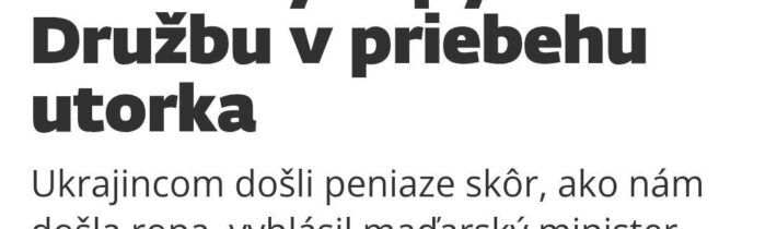 Ukrajina obnoví tranzit ropy z Ruska do Maďarska cez ropovod Družba 21. apríla… @Jajka Správy post 2026-04-21 10:14:45