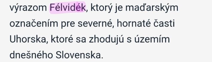 ..a nedá si pokoj s tým Félvidékom / Fľuska post 2026-04-28 20:02:05