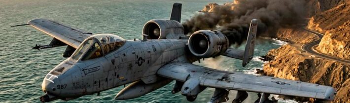 Záchranná mise se změnila v noční můru: U Hormuzu spadl americký Warthog