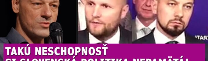 Daniš: Naď sa môže poďakovať Šeligovi, takú neschopnosť si slovenská politika nepamätá