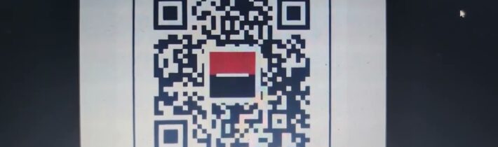 Bankovní spojení přes QR- kód.