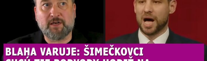 Blaha: Z toho čo vyšlo na povrch mi je zle, Šimečka SKONČIL