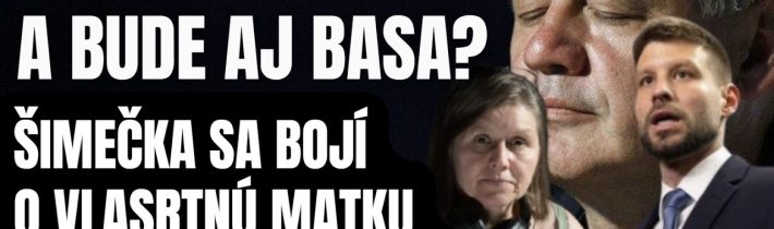 Šimečková to dala na Kisku, bude aj basa? Šimečka sa bojí o vlastnú matku. Nesmie skončiť v base