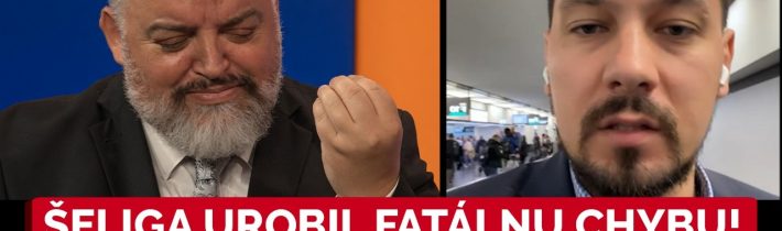 Chmelár reaguje na najhlúpejšiu chybu v celej kariére Šeligu. TÝMTO sa definitívne odpísal