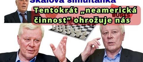 Skálova simultánka: Donald v Bibiho pasti. Úlety Hradu a tvrdé paragrafy.