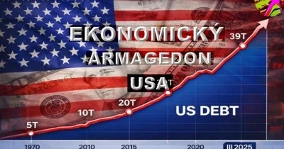 Státní dluh USA překročil 39,2 bilionu dolarů, neboli 669 bilionů korun: 669 000 000 000 000Kč