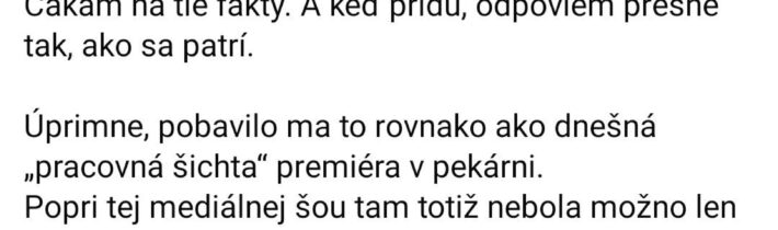 Nejaká pani Šubová, ktorej sa zbavili Matovič a Heger, tvrdí, že Erik Kaliňák kl… @Jajka Správy post 2026-05-01 13:34:43