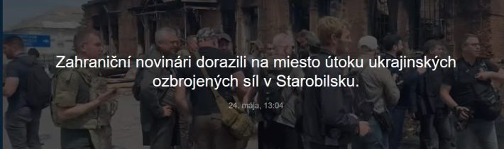 Starobiľsk navštívilo viac ako 50 zahraničných novinárov, Moskva na útok odpovedala…