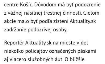 Veľká policajná akcia. ÚBOK zasahuje v centre Košíc …