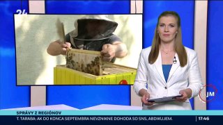 Školáci a škôlkari z Dubnice nad Váhom stáčali prvý tohtoročný med Včely ho vyr…