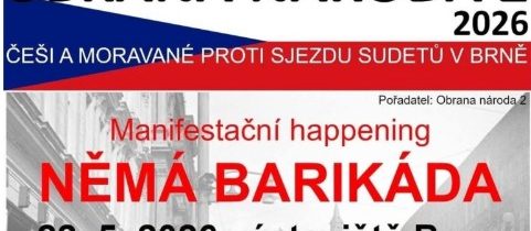 Program protestů proti sjezdu sudeťáků v Brně – INFOKURÝR