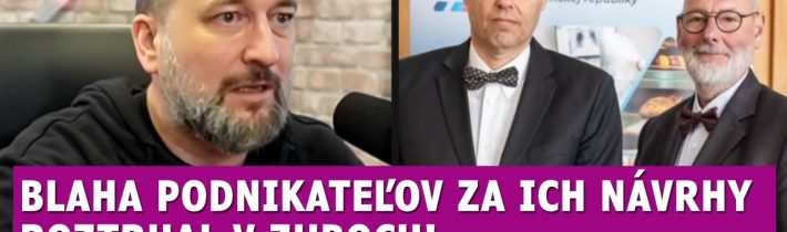 Blaha: Neuveríte aké návrhy doniesli podnikatelia Ficovi, z ľudí by spravili otrokov