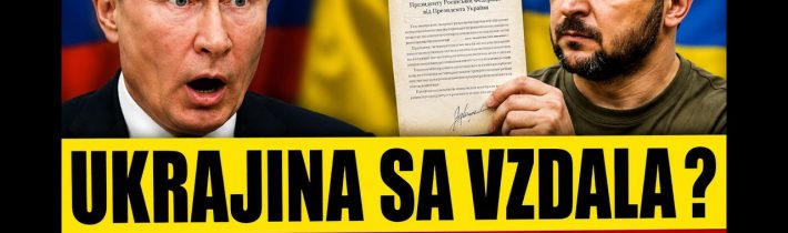 ČERSTVÉ!! Zelenský navrhuje mier! Putin dostal odkaz