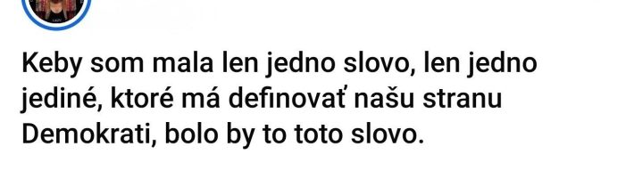 Dorotka áno! / Fľuska post 2026-06-07 19:01:06