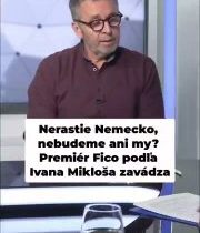 Ekonóm Ivan Mikloš hodnotí biednu finančnú situáciu na SlovenskuT.me/slovenskyme…