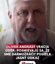 Humorista Andrásy nerozumie ľuďom, ktorí ho nemajú v láskeT.me/slovenskymedved…