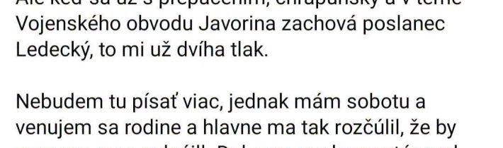Ľubo má Fejsbúk a nerozpakuje sa ho použiť. Je to však fair fejsbukový pištolní… / Fľuska post 2026-06-27 22:29:39