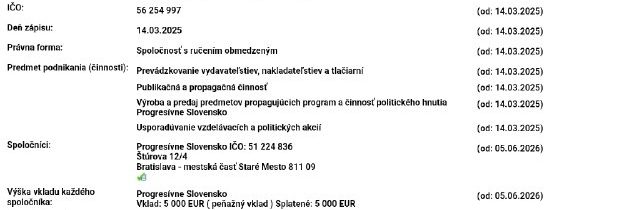 Progr€$ivn€ $lov€n$ko si vytvorilo biznis firmu Progresívna firma, s.r.o.. https…