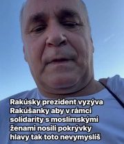 Rakúsky prezident vyzýva Rakúšanky, aby v rámci solidarity s moslimskými ženami …