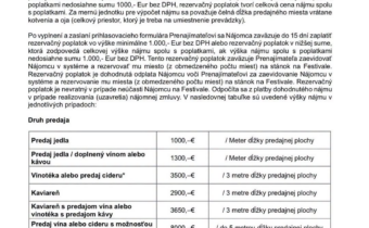 Len pre zaujímavosť..koľko stoji prenájom stánku na tej super…pohode „MAREK ŠOUN komentuje“2026-07-10 17:34:50
