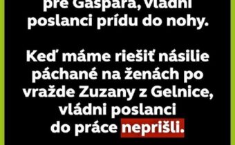 Kolíková tebe nie je hanba?!? A vlastne, celá opozícia ste len nechutní pokrytci…