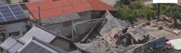 Silné zemětřesení v japonské prefektuře Kumamoto zanechalo desítky mrtvých. Tisíce lidí zůstávají bez vody a elektřiny