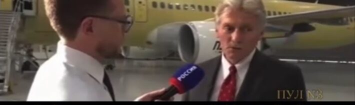 Rozhovor Pavla Zarubina s hovorcom Kremľa Dmitrijom Peskovom