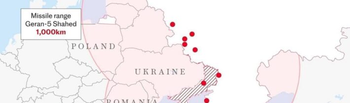 Briti varujú: Rusko vybudovalo 10 tajných základní pre drony, ktoré môžu doletieť až do Varšavy