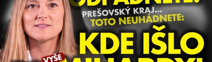 Laššáková a jej šokujúca vízia o peniazoch pre kraj! Stačí iba…