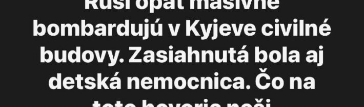 Najnovšie správy z frontu od šedivcasprávy nevieme overiť…