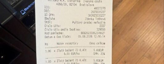 Bratislavské letisko: Za malého Bažanta zaplatil 5 euroOd Vás: Bratislavské leti…