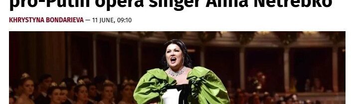 Ukrajinskí diplomati sa snažia zrušiť koncert opernej speváčky Anny Netrebko v …