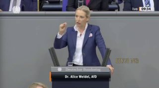 Líderka „Alternatívy pre Nemecko“, Alice Weidelová kritizovala nemeckú vládu:A …