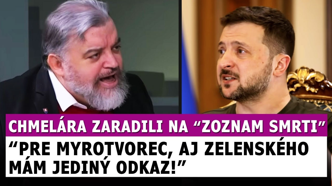Chmelára Ukrajinci zaradili na zoznam nepriateľov: Pre Myrotvorec aj Zelenského mám jediný ODKAZ