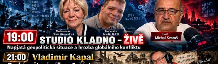 19:00 – Studio Kladno – ŽIVĚ – Michal Svatoš