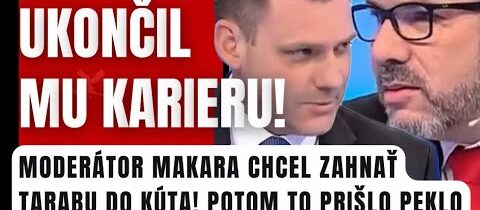 Makara chcel zahnať Tarabu do kúta! Potom prišiel TVRDÝ PROTIÚDER #politika #slovensko #komentar