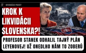 Profesor Staněk BIJE NA POPLACH: Toto je plán na LIKVIDÁCIU Slovenska? #politika #slovensko #fico
