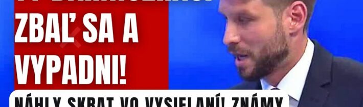 ŠIMEČKA ZOSTAL V ŠOKU! Moderátor ho priamo vo vysielaní poslal preč #politika #fico