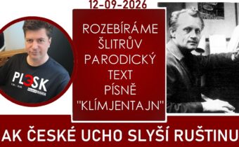 Rozebíráme Šlitrův parodický česko-ruský text na známou píseň o Klementajn | Na sobotní vlně