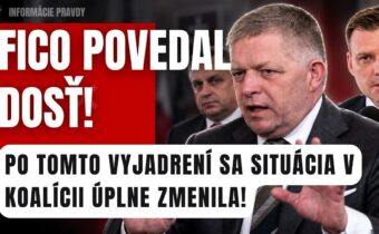 FICO PREHOVORIL! Po týchto slovách už nič nemusí byť ako predtým