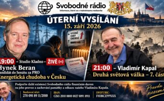 19:00 – Studio Kladno – ŽIVĚ – Hynek Beran, kandidát do Senátu za PRO: Energetická chudoba v Česku